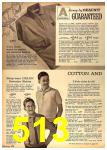 1962 Sears Fall Winter Catalog, Page 513