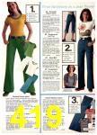 1977 Sears Spring Summer Catalog, Page 419
