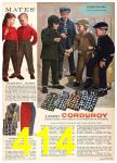 1961 Sears Fall Winter Catalog, Page 414