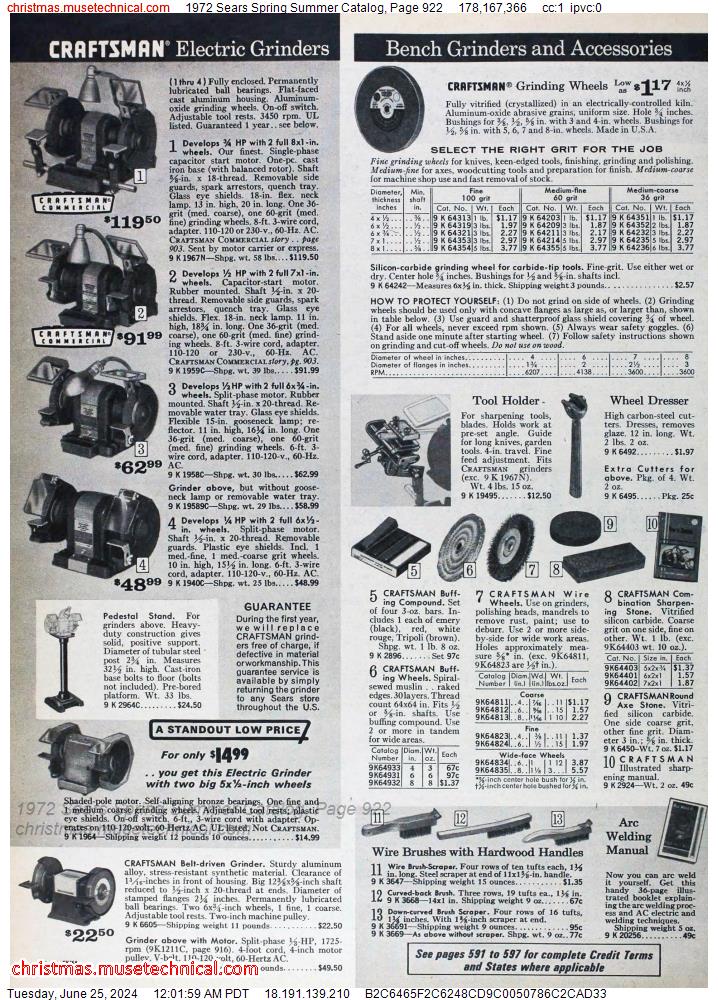 1972 Sears Spring Summer Catalog, Page 922