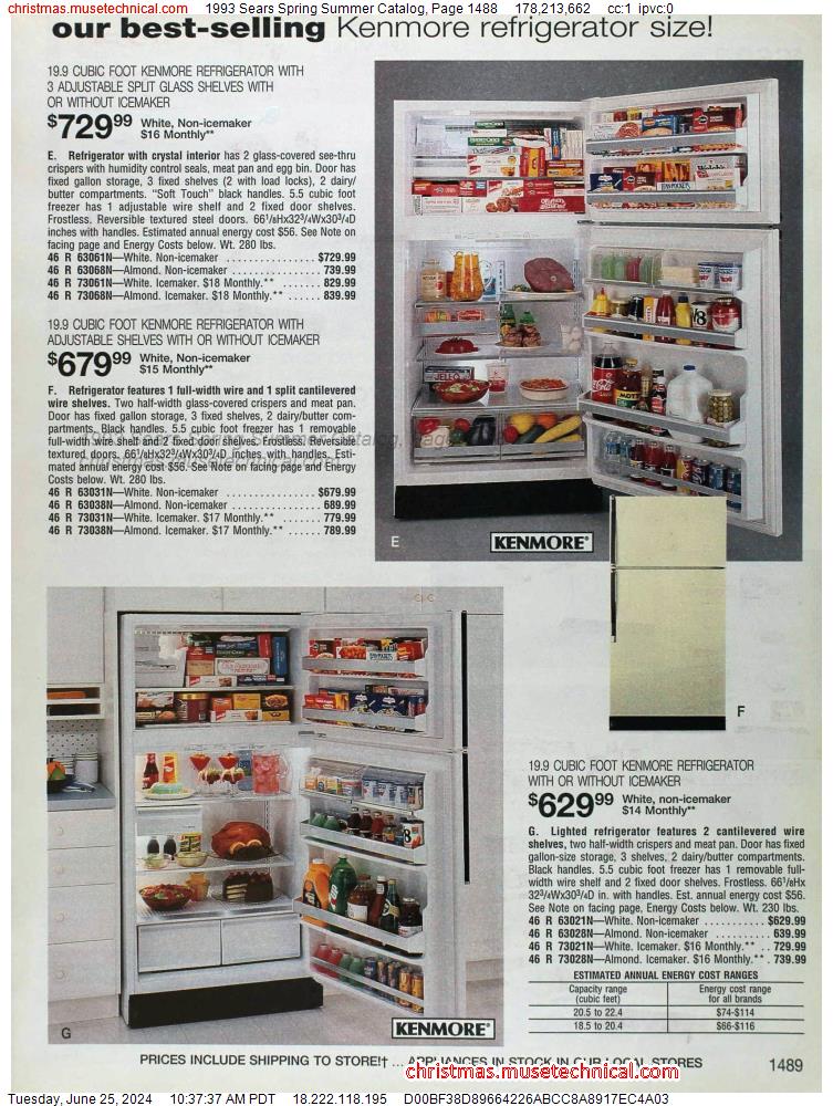 1993 Sears Spring Summer Catalog, Page 1488