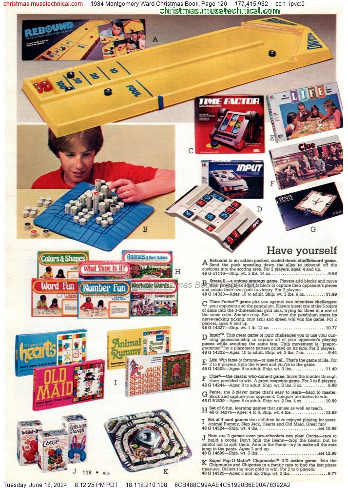 1984 Montgomery Ward Christmas Book, Page 120