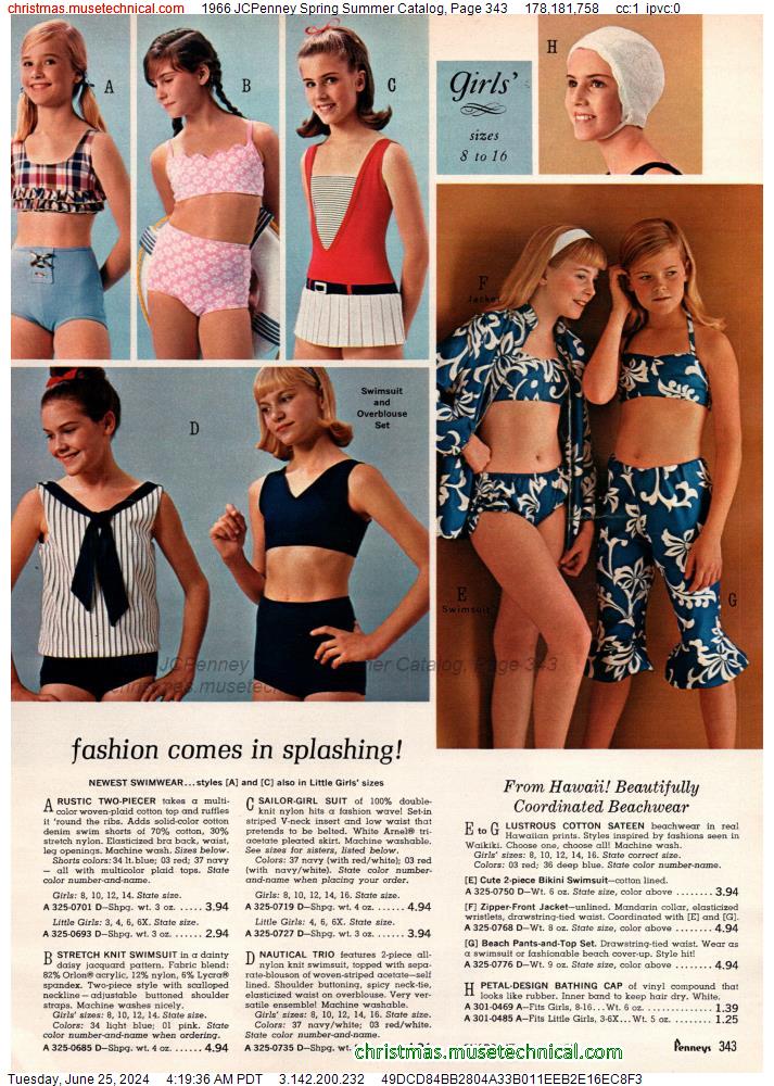 1966 JCPenney Spring Summer Catalog, Page 343