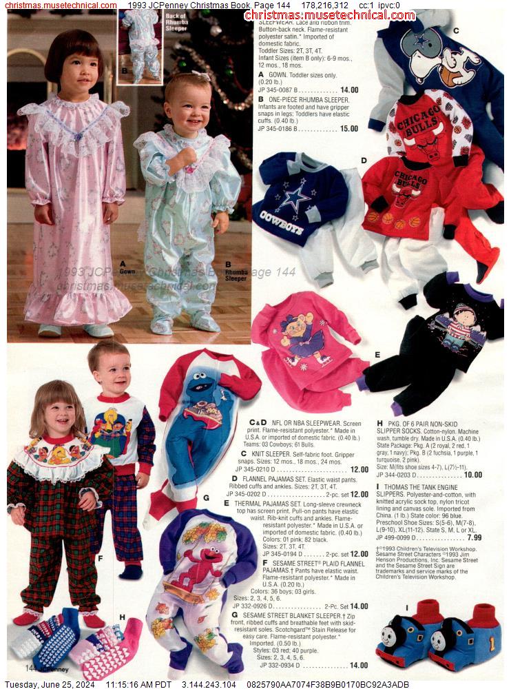 1993 JCPenney Christmas Book, Page 144