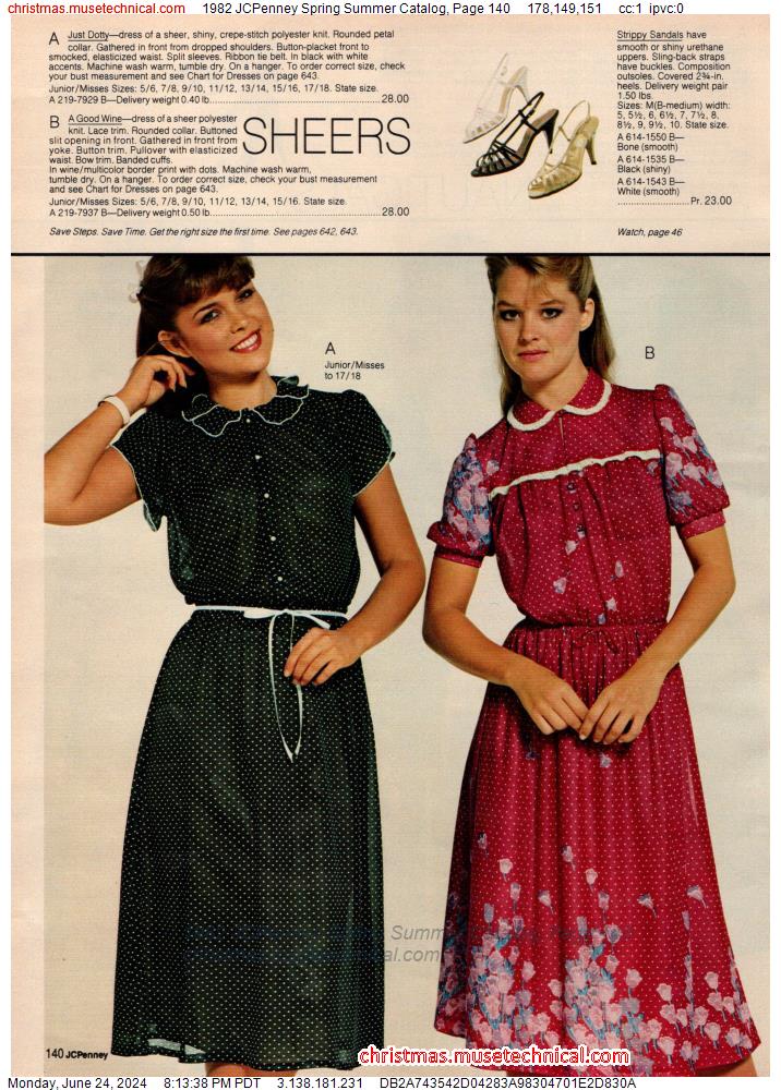 1982 JCPenney Spring Summer Catalog, Page 140