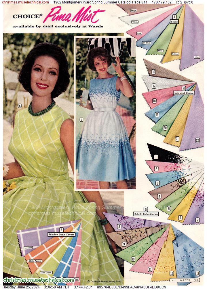 1962 Montgomery Ward Spring Summer Catalog, Page 311