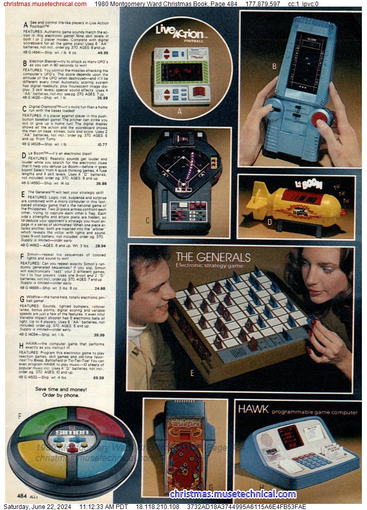 1980 Montgomery Ward Christmas Book, Page 484