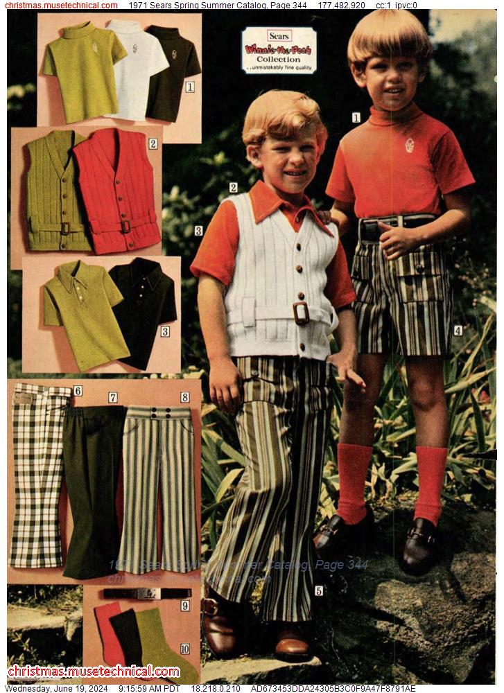 1971 Sears Spring Summer Catalog, Page 344