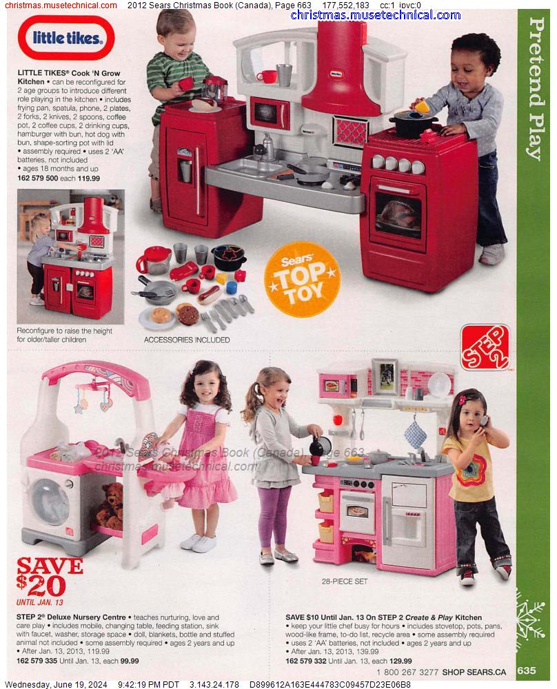 2012 Sears Christmas Book (Canada), Page 663
