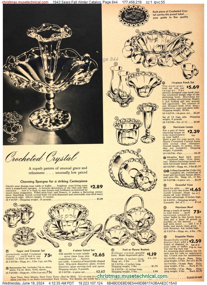 1943 Sears Fall Winter Catalog, Page 844