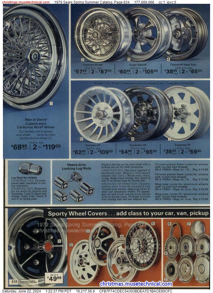 1979 Sears Spring Summer Catalog, Page 634