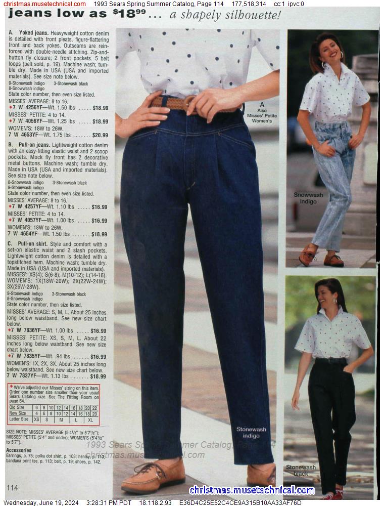 1993 Sears Spring Summer Catalog, Page 114