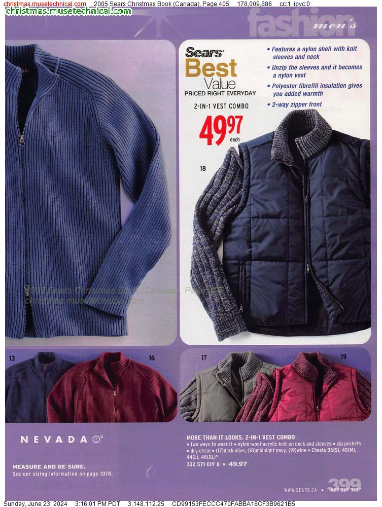 2005 Sears Christmas Book (Canada), Page 405