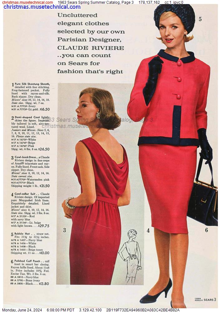 1963 Sears Spring Summer Catalog, Page 3