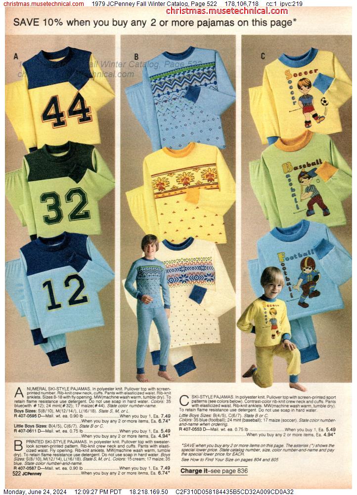 1979 JCPenney Fall Winter Catalog, Page 522