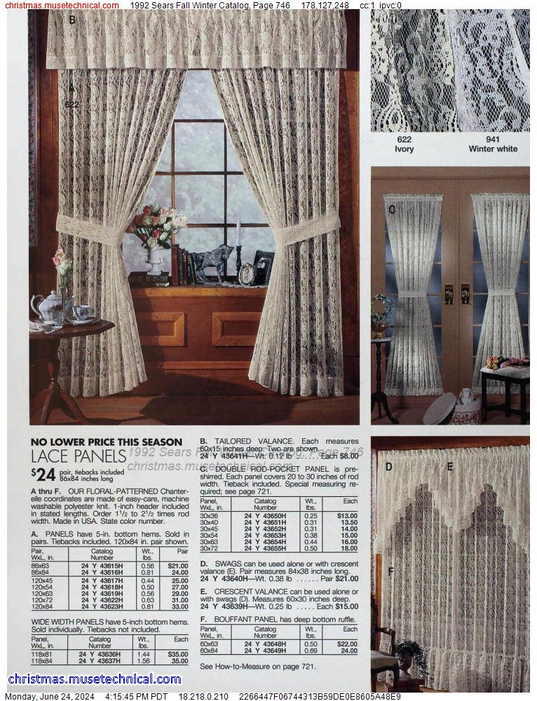 1992 Sears Fall Winter Catalog, Page 746