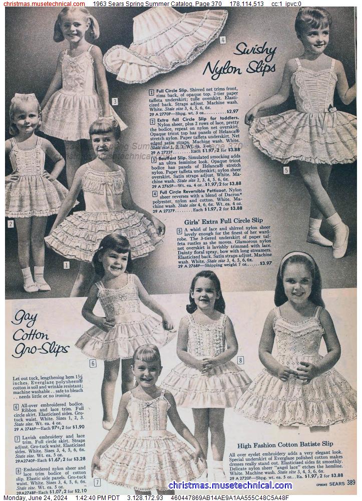 1963 Sears Spring Summer Catalog, Page 370