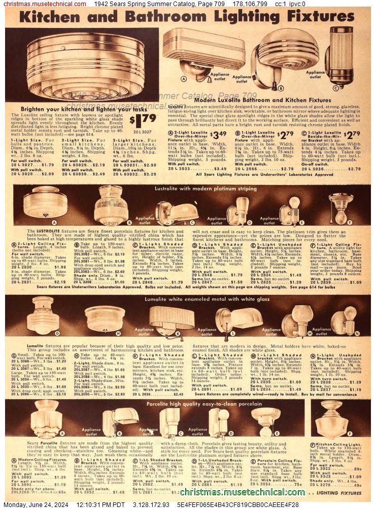 1942 Sears Spring Summer Catalog, Page 709