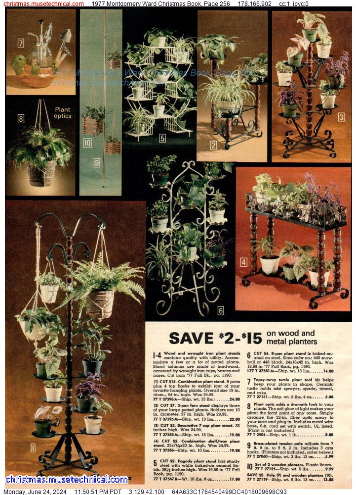 1977 Montgomery Ward Christmas Book, Page 256