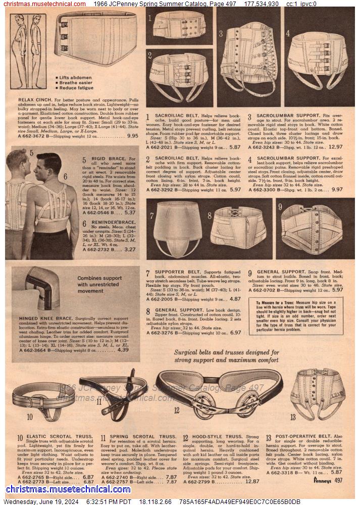 1966 JCPenney Spring Summer Catalog, Page 497
