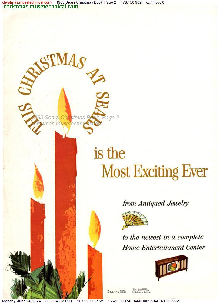 1963 Sears Christmas Book, Page 2