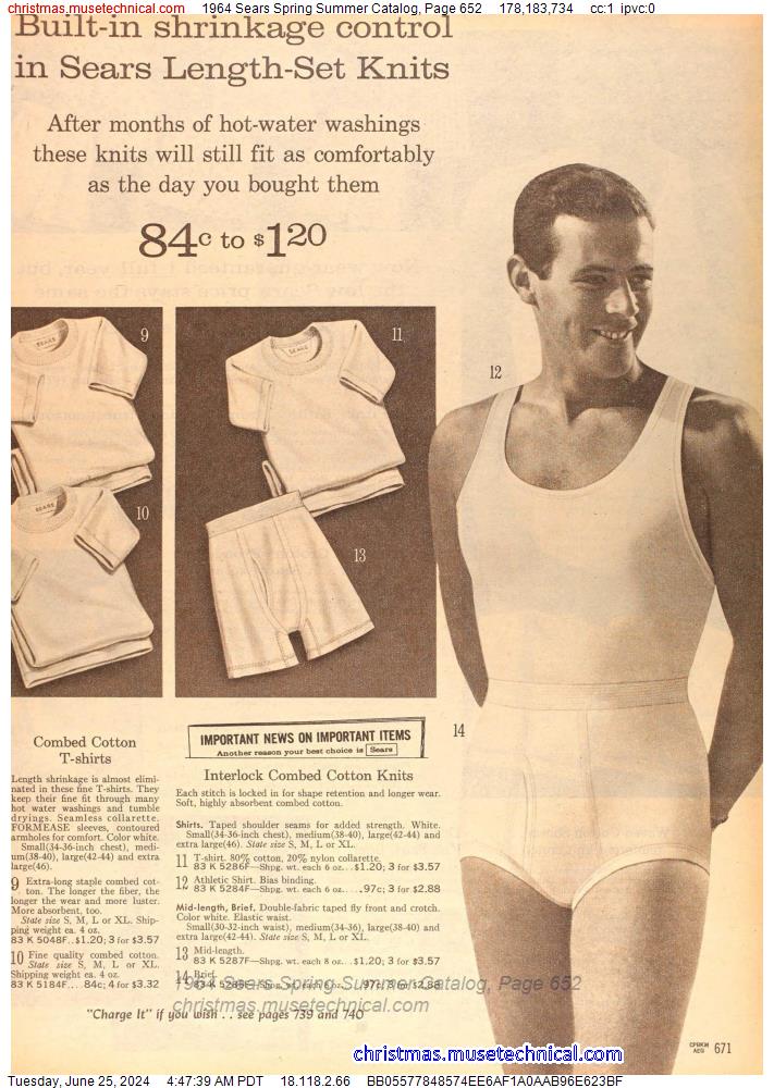 1964 Sears Spring Summer Catalog, Page 652