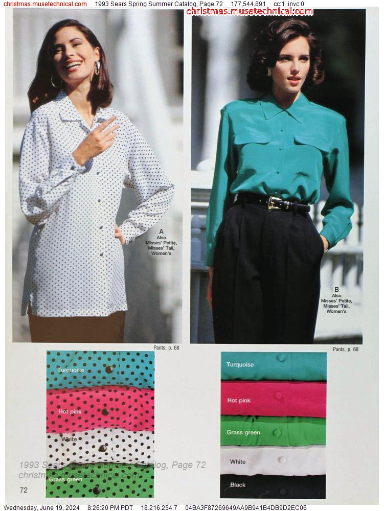 1993 Sears Spring Summer Catalog, Page 72