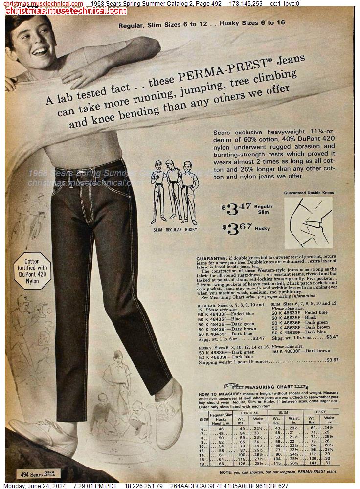 1968 Sears Spring Summer Catalog 2, Page 492