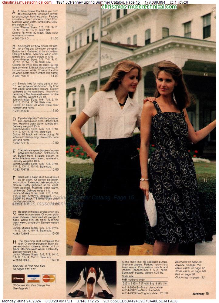 1981 JCPenney Spring Summer Catalog, Page 15