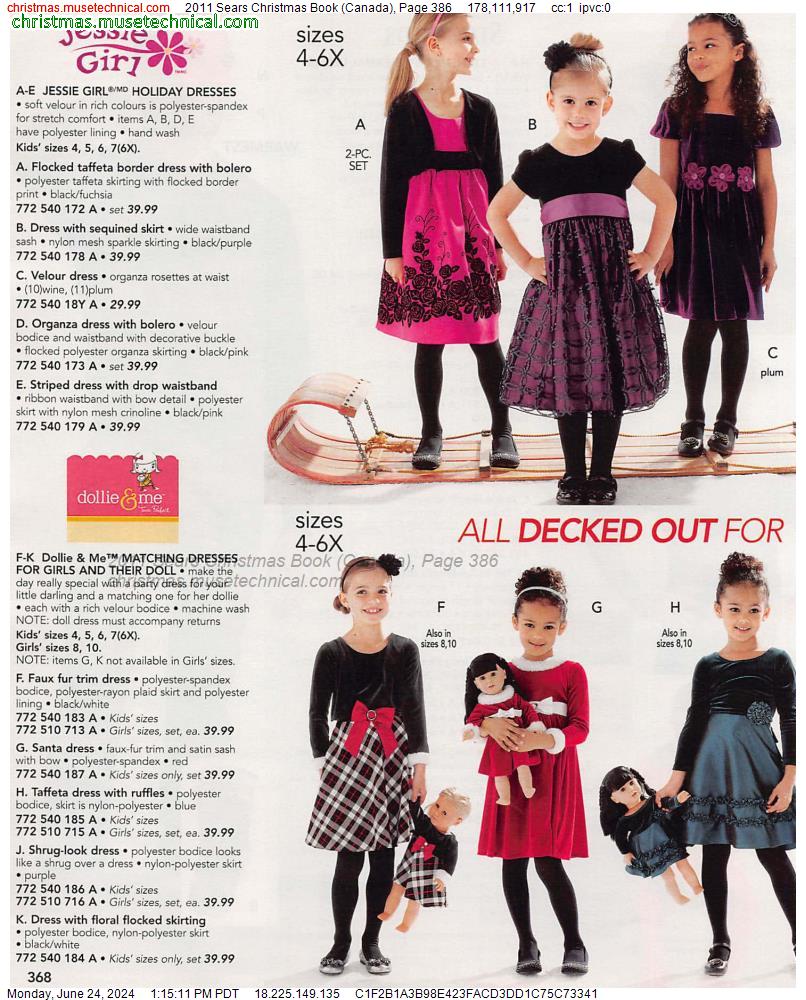 2011 Sears Christmas Book (Canada), Page 386
