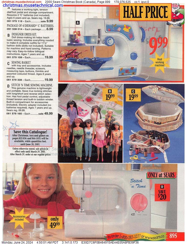 2000 Sears Christmas Book (Canada), Page 899