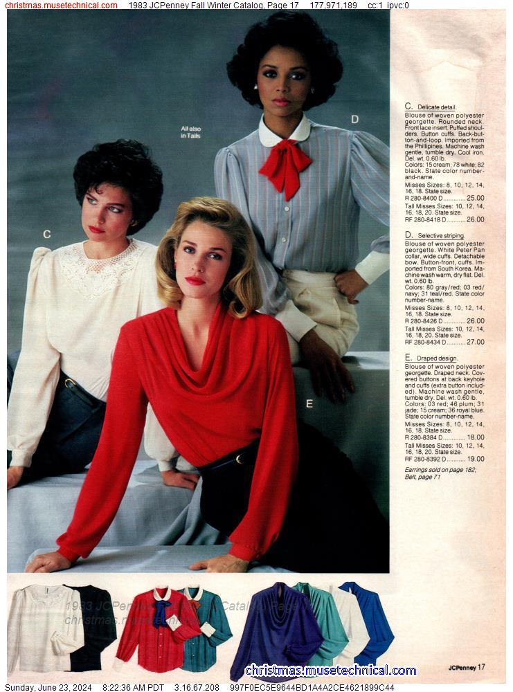 1983 JCPenney Fall Winter Catalog, Page 17