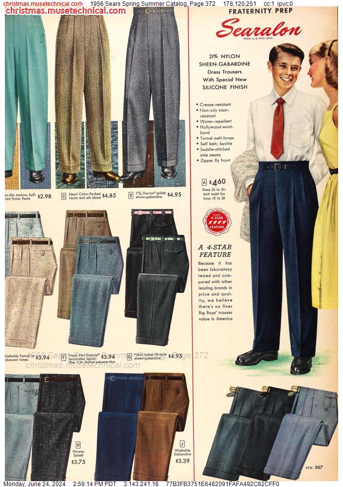 1956 Sears Spring Summer Catalog, Page 372