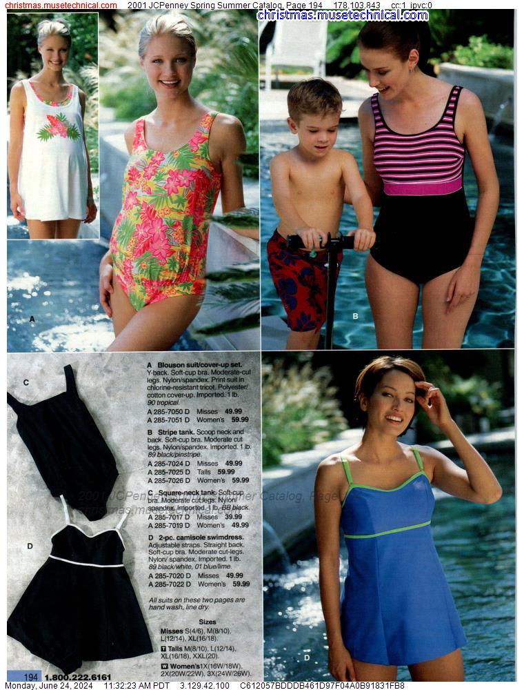 2001 JCPenney Spring Summer Catalog, Page 194