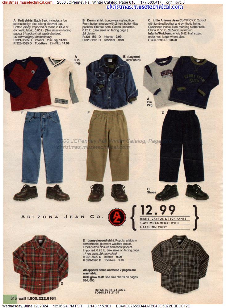2000 JCPenney Fall Winter Catalog, Page 616