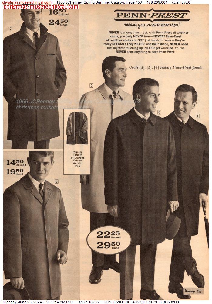 1966 JCPenney Spring Summer Catalog, Page 453