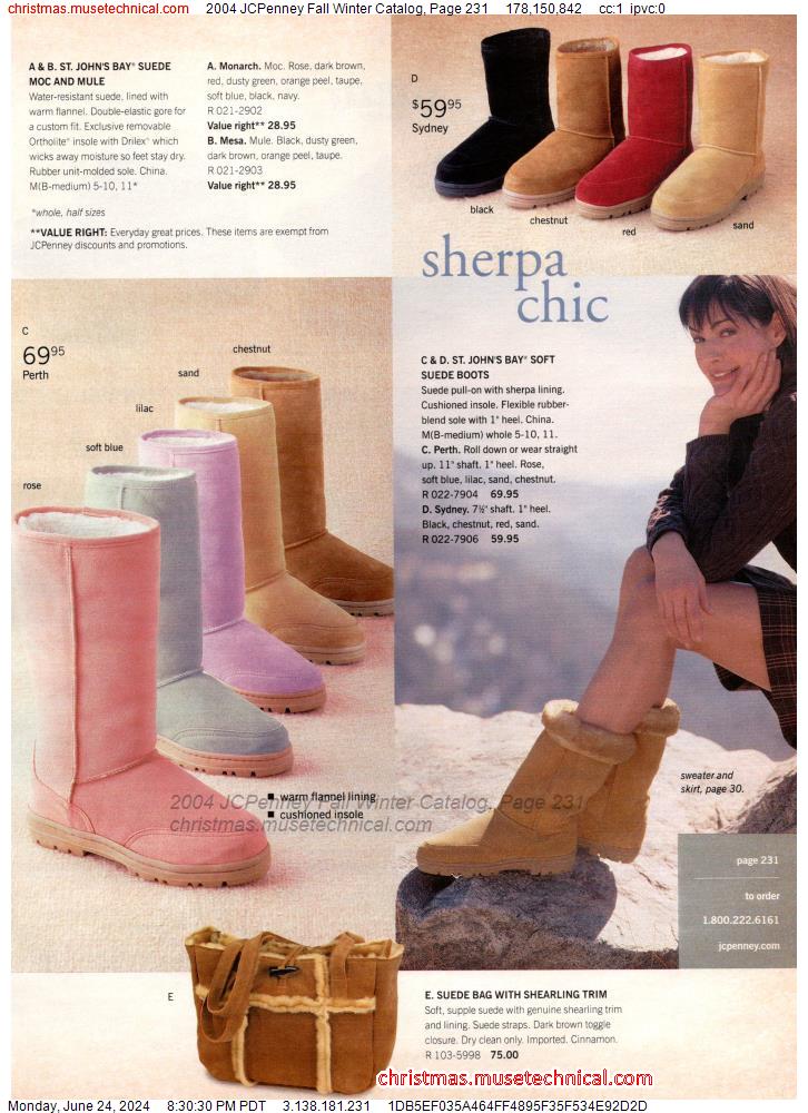 2004 JCPenney Fall Winter Catalog, Page 231
