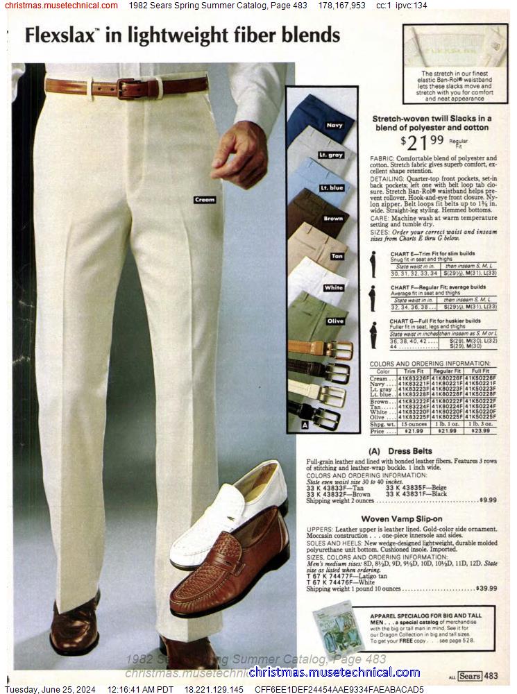 1982 Sears Spring Summer Catalog, Page 483