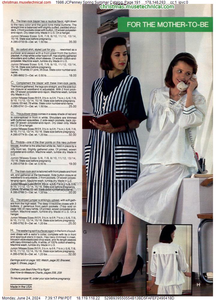 1986 JCPenney Spring Summer Catalog, Page 191