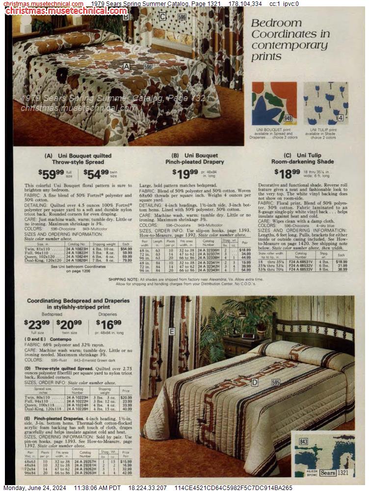 1979 Sears Spring Summer Catalog, Page 1321