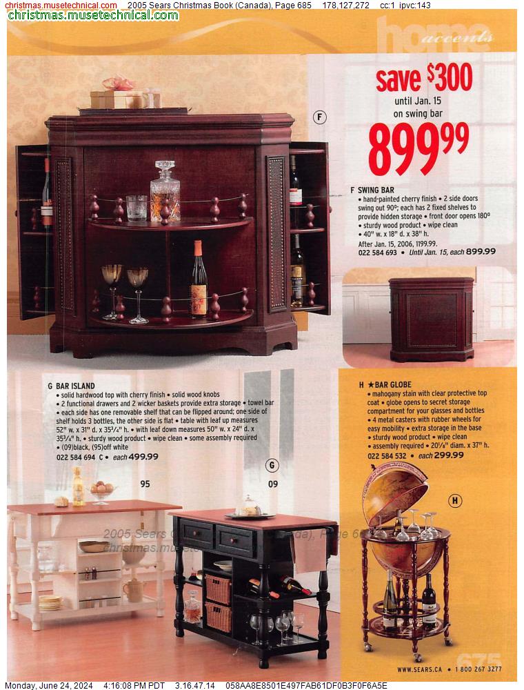 2005 Sears Christmas Book (Canada), Page 685