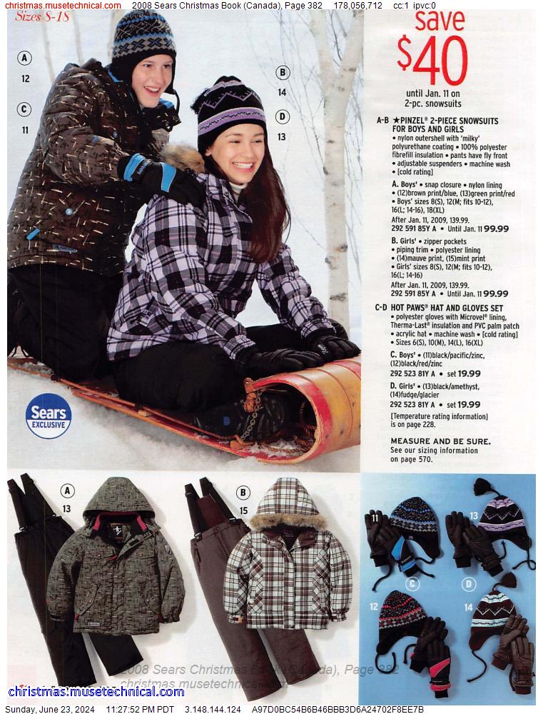 2008 Sears Christmas Book (Canada), Page 382