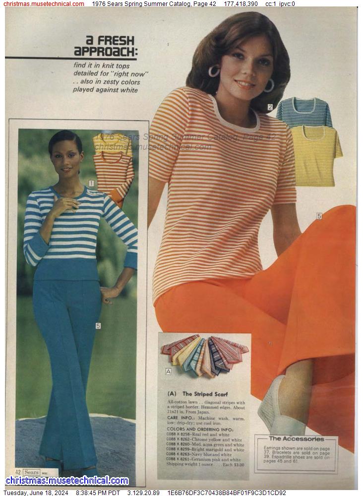 1976 Sears Spring Summer Catalog, Page 42