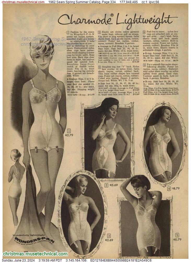 1962 Sears Spring Summer Catalog, Page 334
