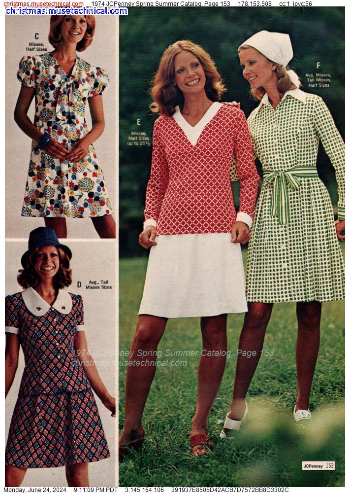 1974 JCPenney Spring Summer Catalog, Page 153