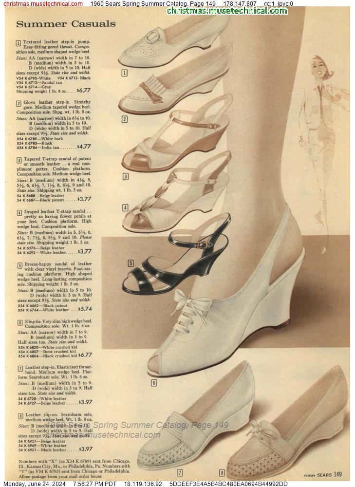 1960 Sears Spring Summer Catalog, Page 149