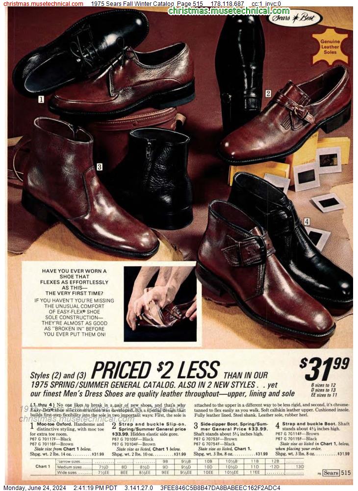 1975 Sears Fall Winter Catalog, Page 515