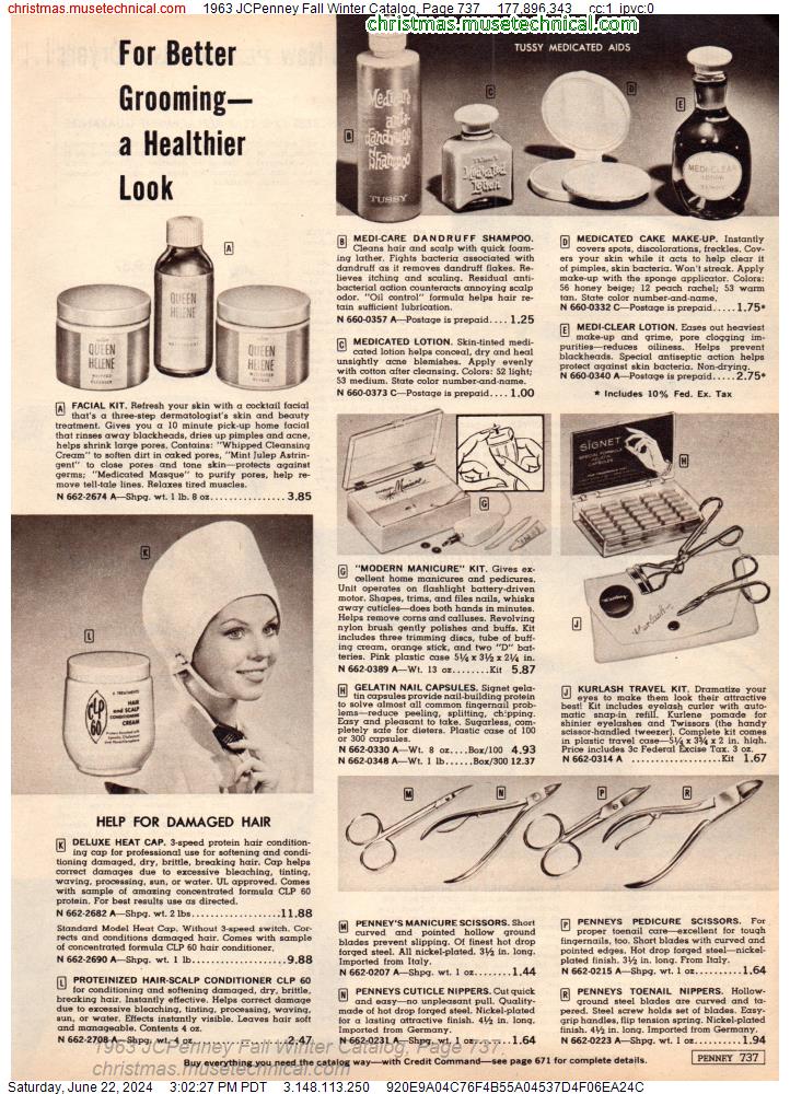 1963 JCPenney Fall Winter Catalog, Page 737
