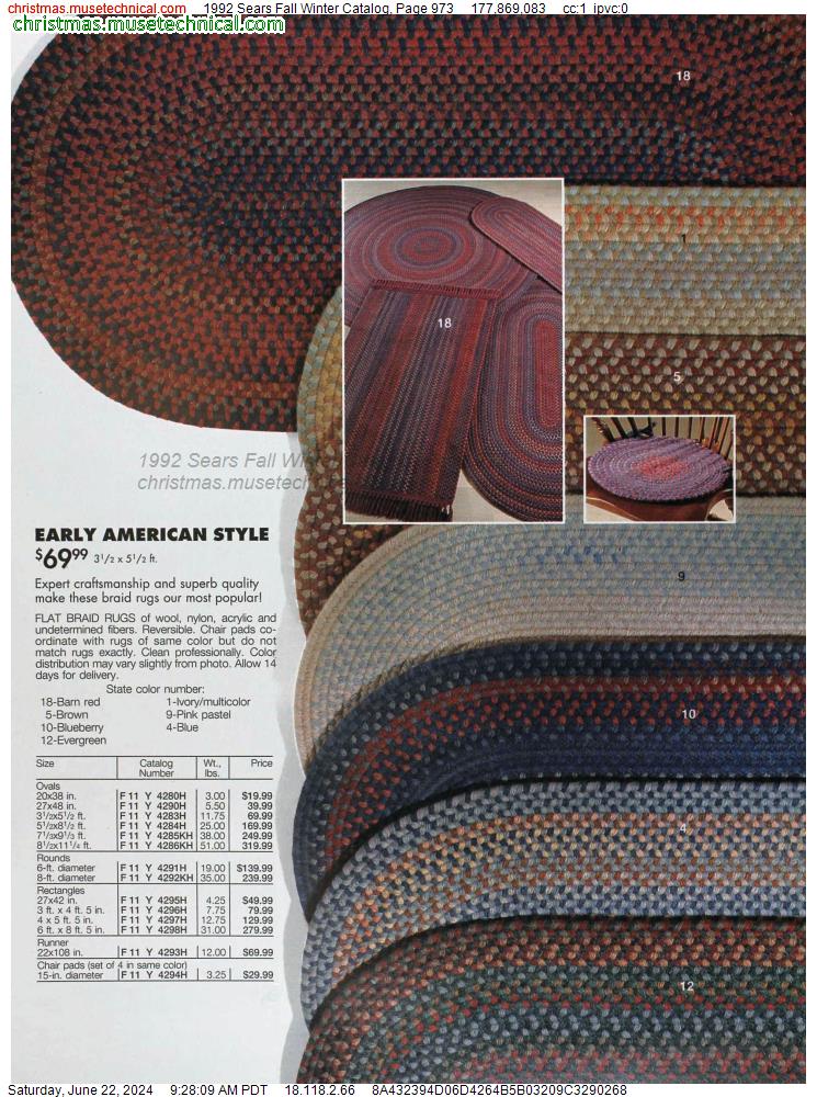 1992 Sears Fall Winter Catalog, Page 973