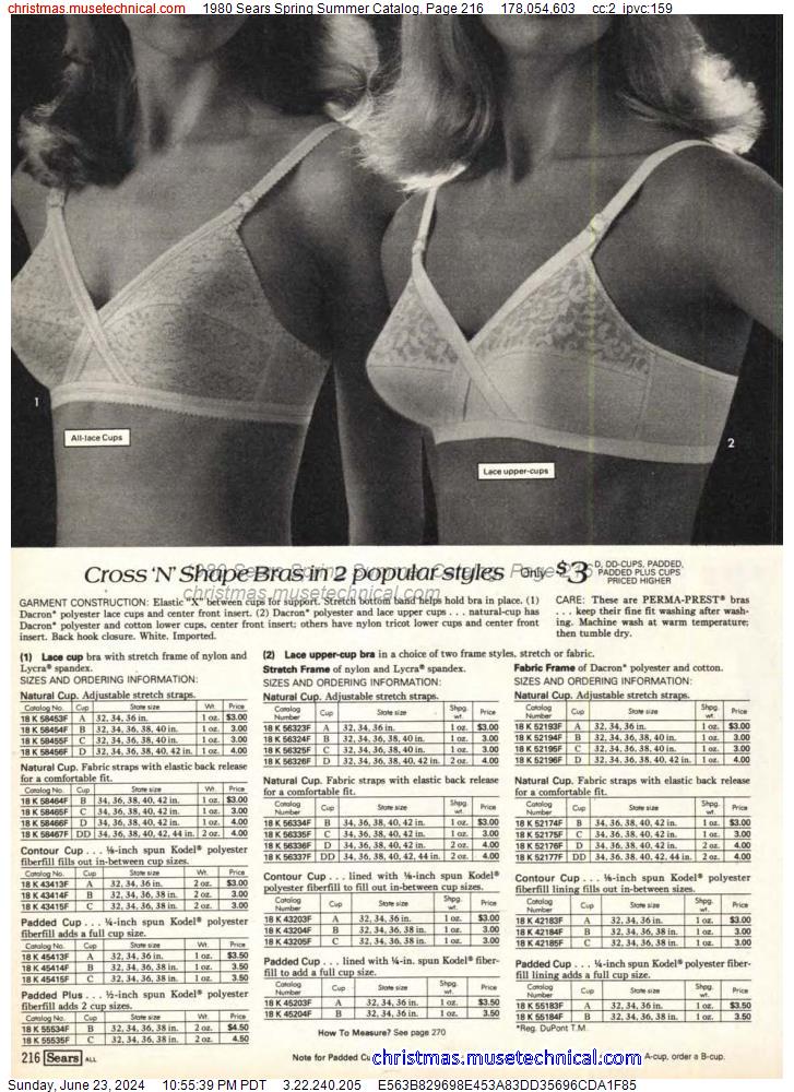 1980 Sears Spring Summer Catalog, Page 216